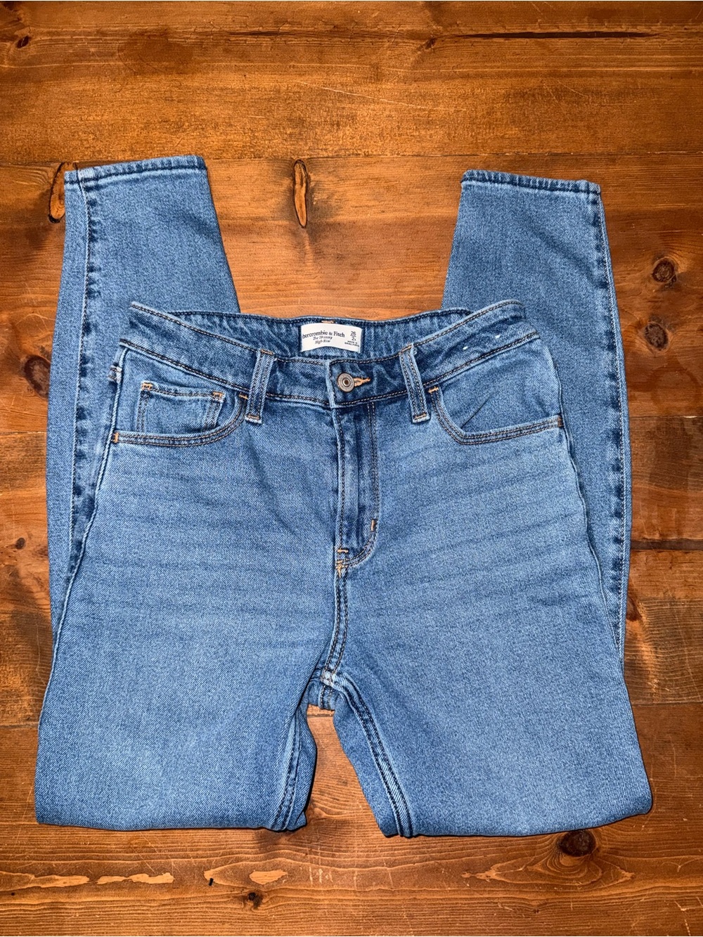 Abercrombie & Fitch Light Blue Skinny Jeans